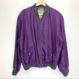 ACA Authentic Vintage 100% Silk Jacket Size L